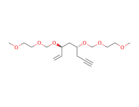 Molecular Structure of 162889-20-5 ((4R,6S)-4,6-bis[(2-methoxyethoxyethyl)oxy]-7-octen-1-yne)