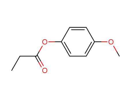 Molecular Structure of 13098-94-7 (4-methoxyphenyl propanoate)
