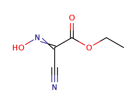 Molecular Structure of 3849-21-6 (Ethyl cyanoglyoxylate-2-oxime)