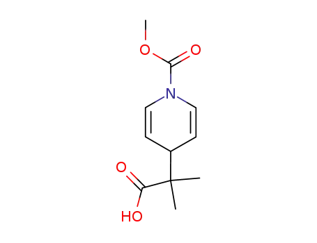 2-(1-(methoxycarbonyl)-1,4-dihydropyridin-4-yl)-2-methylpropanoic acid