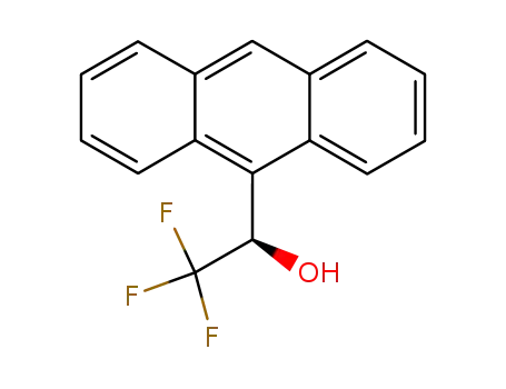 Molecular Structure of 53531-34-3 ((R)-(-)-2,2,2-TRIFLUORO-1-(9-ANTHRYL)ETHANOL)