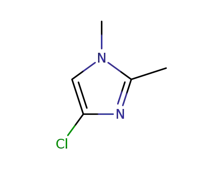 Molecular Structure of 861362-00-7 (4-chloro-1,2-dimethyl-1<i>H</i>-imidazole)