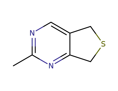 Molecular Structure of 36267-71-7 (5,7-Dihydro-2-methylthieno[3,4-d]pyrimidine)