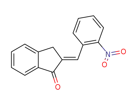 2-((<i>E</i>)-2-nitro-benzylidene)-indan-1-one
