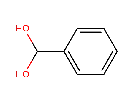 Molecular Structure of 4403-72-9 (Methanediol, phenyl-)