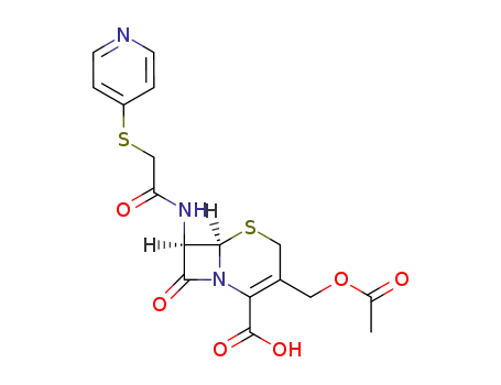 Molecular Structure of 21593-23-7 (cefapirin)