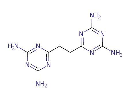 Molecular Structure of 4128-94-3 (6,6'-ethylenebis(1,3,5-triazine-2,4-diamine))