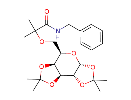 2-(1,2:3,4-di-O-isopropylidene-D-galactopyranos-6-yloxy)-2-methyl-N-benzylpropanamide