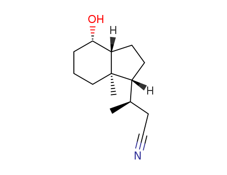 3-(4-hydroxy-7a-methyloctahydro-1H-inden-1-yl)butanenitrile