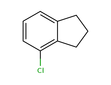 Molecular Structure of 15115-61-4 (1H-Indene, 4-chloro-2,3-dihydro-)