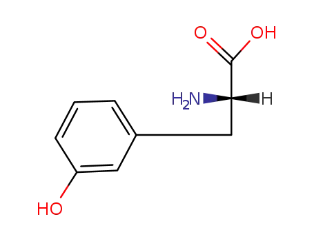 Molecular Structure of 587-33-7 (L-M-TYROSINE)