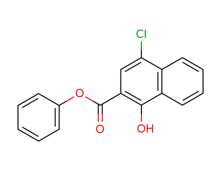 2-Naphthalenecarboxylicacid, 4-chloro-1-hydroxy-, phenyl ester