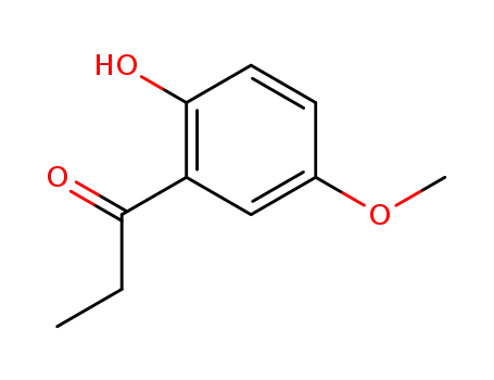 Molecular Structure of 49710-99-8 (2'-hydroxy-5'-methoxypropiophenone)