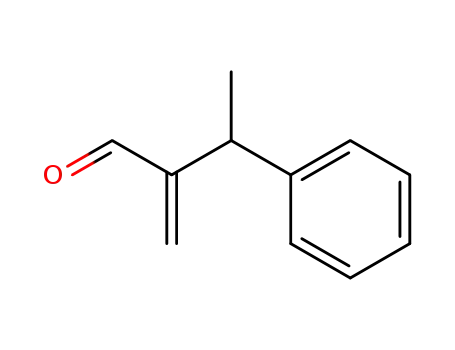 Molecular Structure of 80691-79-8 (2-METHYLENE-3-PHENYL-BUTYRALDEHYDE)