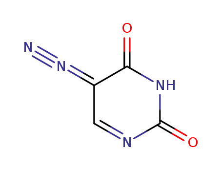 Molecular Structure of 2435-76-9 (5-DIAZOURACIL)