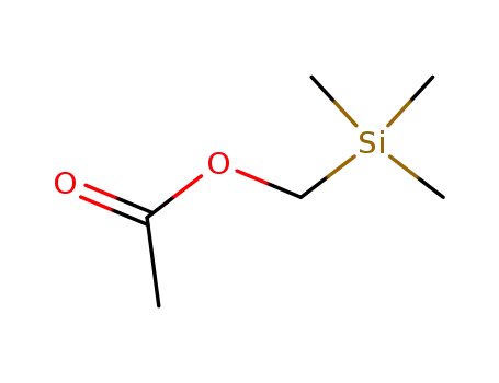 Molecular Structure of 2917-65-9 (TRIMETHYLSILYLMETHYL ACETATE)