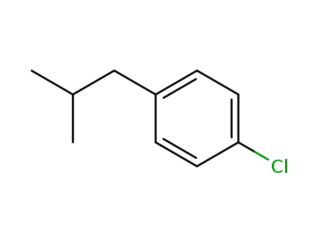 Molecular Structure of 61658-88-6 (1-chloro-4-(2-methylpropyl)benzene)