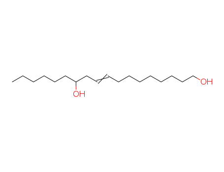 Molecular Structure of 1577-55-5 (9-Octadecene-1,12-diol)