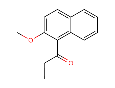Molecular Structure of 25801-58-5 (1-Propanone, 1-(2-methoxy-1-naphthalenyl)-)