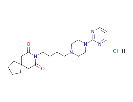 Molecular Structure of 33386-08-2 (Buspirone hydrochloride)
