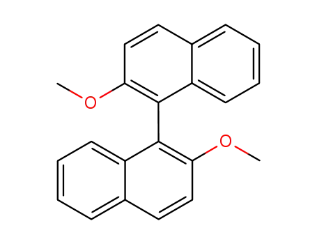 Molecular Structure of 75640-87-8 ((S)-(-)-2,2'-Dimethoxy-1,1'-binaphthalene)