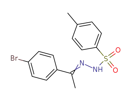 Molecular Structure of 75230-51-2 (4-bromoacetophenone tosylhydrazone)