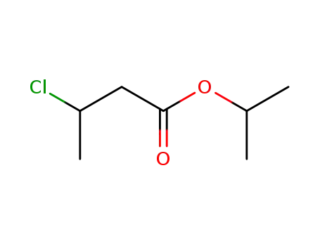 Molecular Structure of 62108-73-0 (Butanoic acid, 3-chloro-, 1-methylethyl ester)