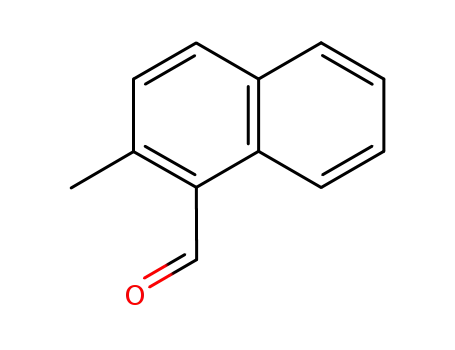 Molecular Structure of 35699-44-6 (2-METHYL-1-NAPHTHALDEHYDE  97)