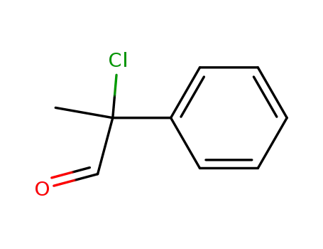 Molecular Structure of 6124-66-9 (Benzeneacetaldehyde, a-chloro-a-methyl-)