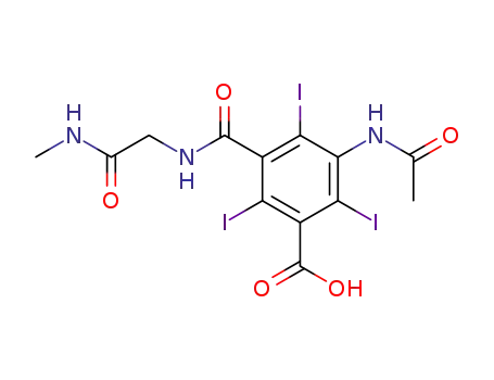 Molecular Structure of 49755-67-1 (ioglicic acid)