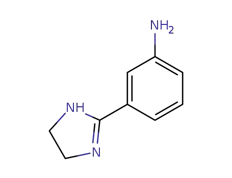 Molecular Structure of 94086-79-0 (3-(4,5-dihydro-1H-imidazol-2-yl)aniline)