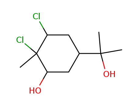 1,6-dichloro-<i>p</i>-menthane-2,8-diol