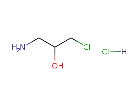 Molecular Structure of 62037-46-1 (1-amino-3-chloropropan-2-olhydrochloride)