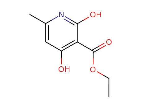 Molecular Structure of 70254-52-3 (Ethyl 2,4-dihydroxy-6-methyl-3-pyridinecarboxylate)