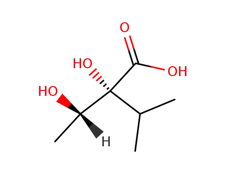Butanoic acid, 2,3-dihydroxy-2-(1-methylethyl)-, (2R,3S)-
