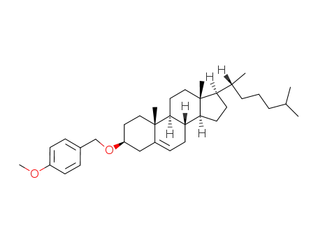 Molecular Structure of 33999-75-6 (1-((cholesteryloxy)methyl)-4-methoxybenzene)