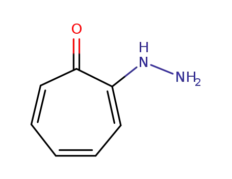 Molecular Structure of 698-18-0 (2,4,6-Cycloheptatrien-1-one, 2-hydrazino-)