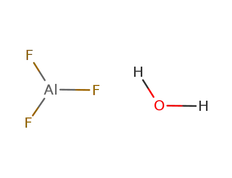 Molecular Structure of 13462-92-5 (ALUMINIUM FLUORIDE MONOHYDRATE, EXTRA PURE, 99.999%)