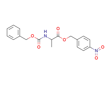 Molecular Structure of 247089-50-5 (N-Benzyloxycarbonyl-D,L-alanine 4-nitrobenzyl ester)