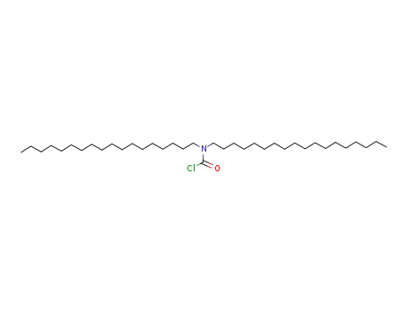 Molecular Structure of 41319-54-4 (N,N-dioctadecylcarbamoyl chloride)