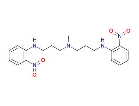 Molecular Structure of 57402-83-2 (N-methyl-N'-(2-nitrophenyl)-N-[3-[(2-nitrophenyl)amino]propyl]propane-1,3-diamine)