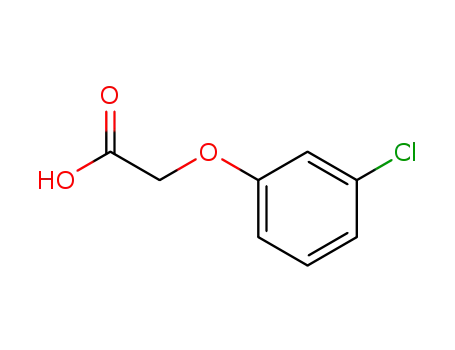 Molecular Structure of 588-32-9 (3-Chlorophenoxyacetic acid)