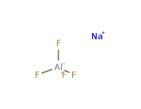 Molecular Structure of 13821-15-3 (sodium aluminum tetrafluoride)