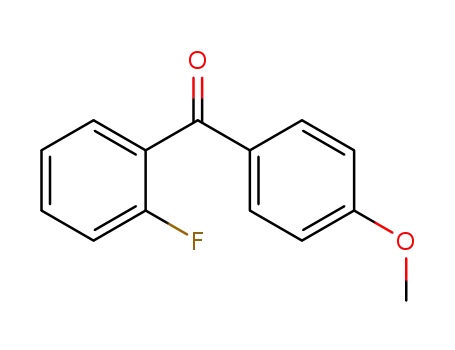 Molecular Structure of 66938-29-2 (2-FLUORO-4'-METHOXYBENZOPHENONE)