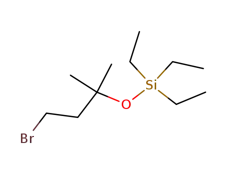 Molecular Structure of 87417-12-7 ((3-bromo-1,1-dimethylpropoxy)triethylsilane)