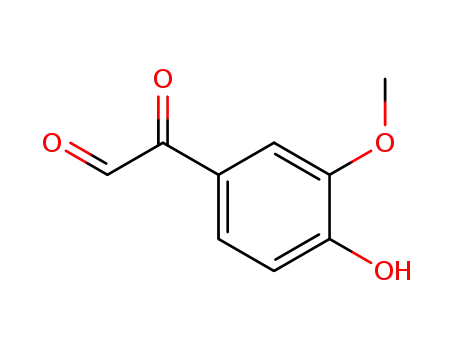 Molecular Structure of 32025-66-4 (3-methoxy-4-hydroxyphenylglyoxal)