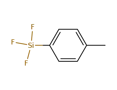 Molecular Structure of 13688-78-3 (trifluoro-4-methylphenylsilane)