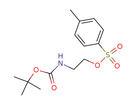 Molecular Structure of 158690-56-3 (TERT-BUTYL N-[2-(TOSYLOXY)ETHYL]CARBAMATE)