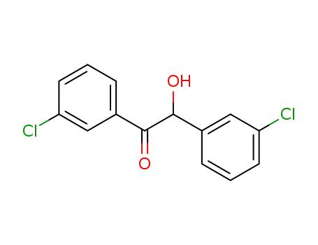 Molecular Structure of 35190-17-1 (3,3'-Dichlorobenzoin)