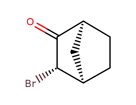 Molecular Structure of 1073-25-2 (Bicyclo[2.2.1]heptan-2-one, 3-bromo-, exo-)